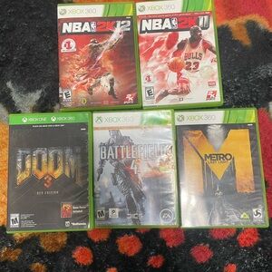 NBA 2K12 Xbox 360 Game - Red and White